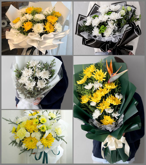 贵州毕节市金沙县长坝镇双堰村白事花束代送